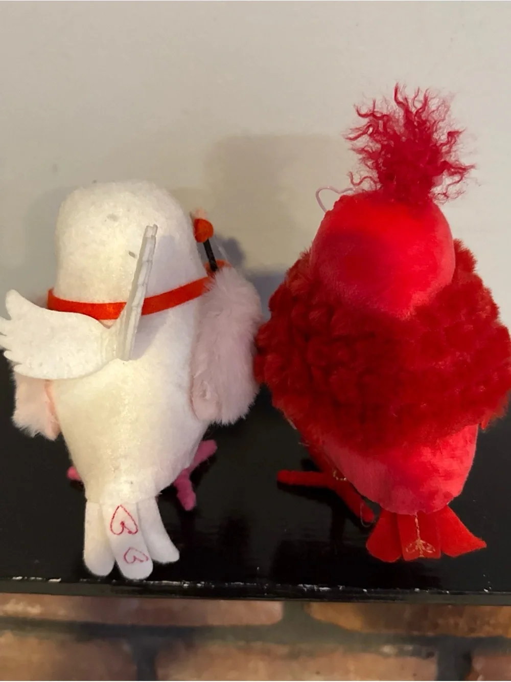 Target Pink and Red Valentine Bird Plush Holiday Decor
